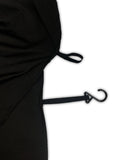 Premium Motorcycle Indoor Stretch Dust Bike Cover BLACK MEDIUM