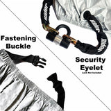 Rider Products RP100 Small Waterproof Motorcycle Cover Silver Black