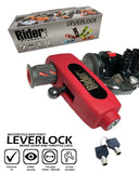 Honda XRV750 AFRICA TWIN Rider Products RP56 Motorcycle Brake Lever Lock Red