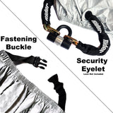 APRILIA SR50 Rider Products Waterproof Motorcycle Cover Motorbike Silver & Black