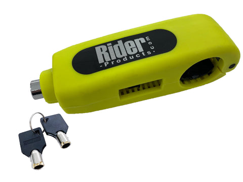 Rider Products RP52 Motorcycle Motorbike Brake Lever Throttle Lock Yellow