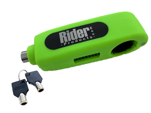 Rider Products RP54 Motorcycle Motorbike Brake Lever Throttle Lock Green